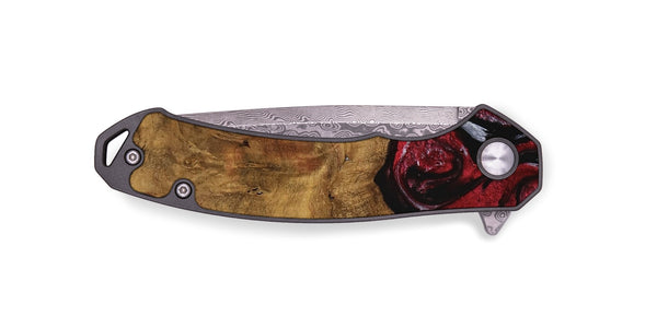 EDC Wood Pocket Knife - Caesar (Red, 740441)