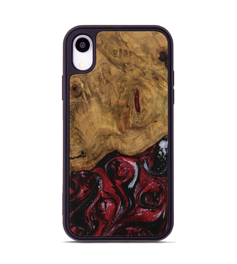 iPhone Xr Wood Phone Case - Caesar (Red, 740441)