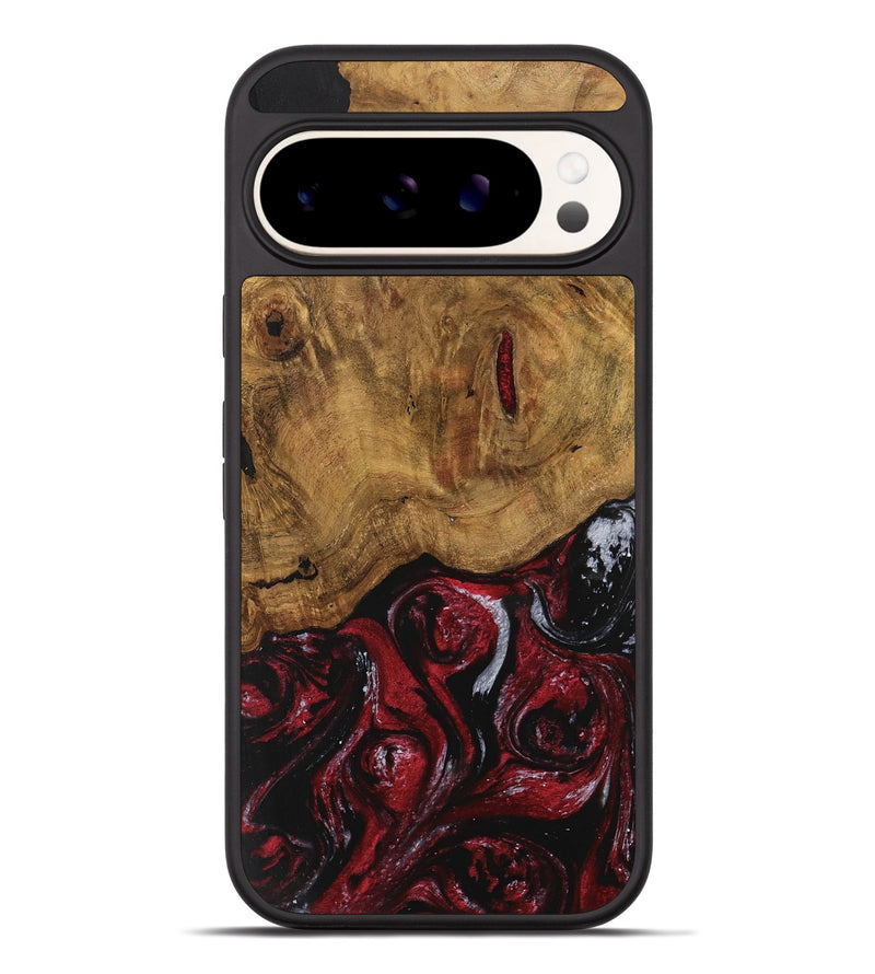 Pixel 9 Pro XL Wood Phone Case - Caesar (Red, 740441)