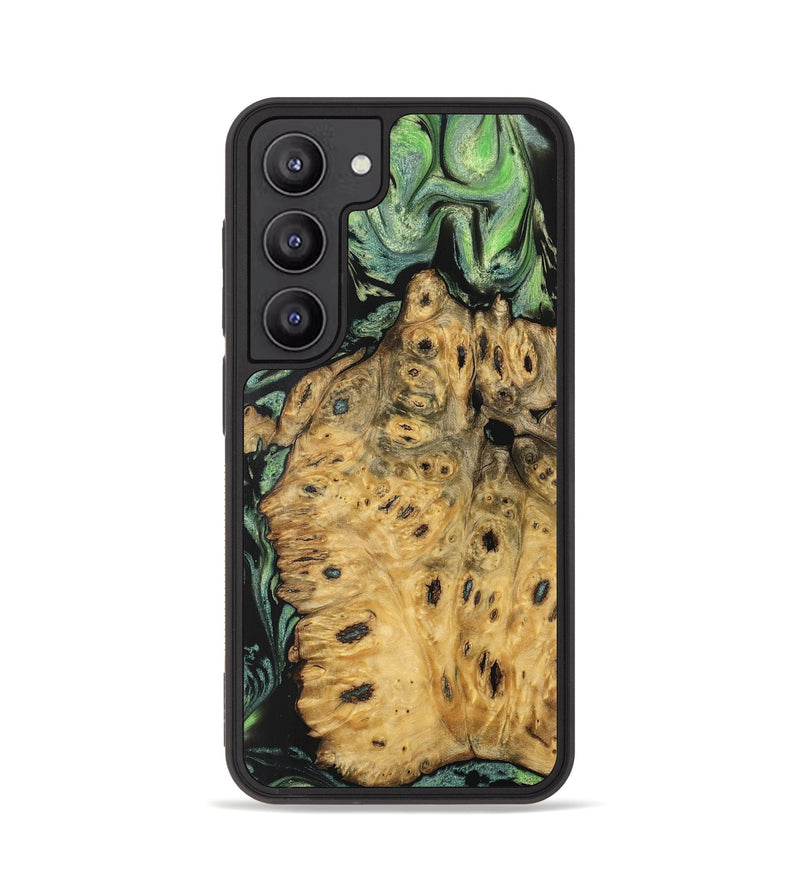 Galaxy S23 Wood Phone Case - Azmina (Green, 740449)