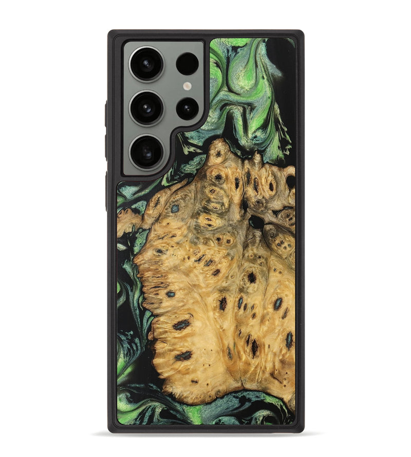 Galaxy S23 Ultra Wood Phone Case - Azmina (Green, 740449)