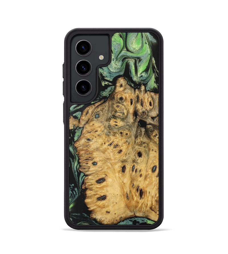 Galaxy S24 Wood Phone Case - Azmina (Green, 740449)