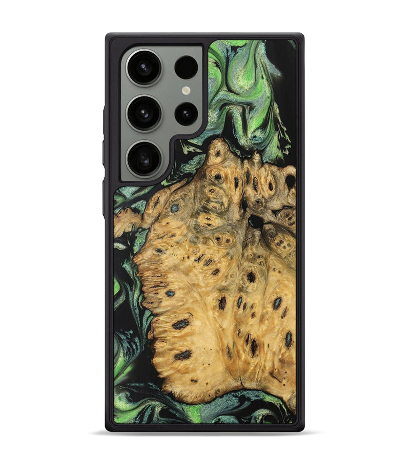 Galaxy S24 Ultra Wood Phone Case - Azmina (Green, 740449)