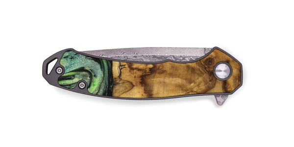 EDC Wood Pocket Knife - Maala (Green, 740450)