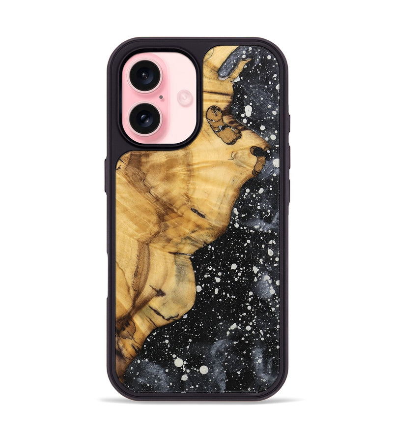 iPhone 16 Wood Phone Case - Cristin (Cosmos, 740465)