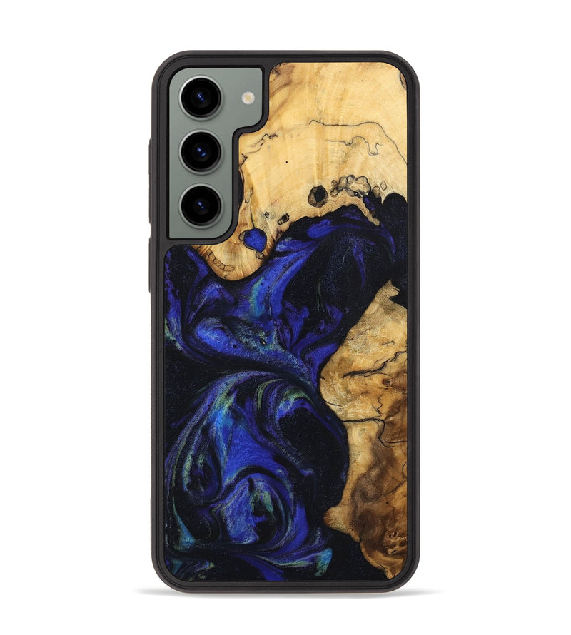 Galaxy S23 Plus Wood Phone Case - Tsugio (Blue, 740478)