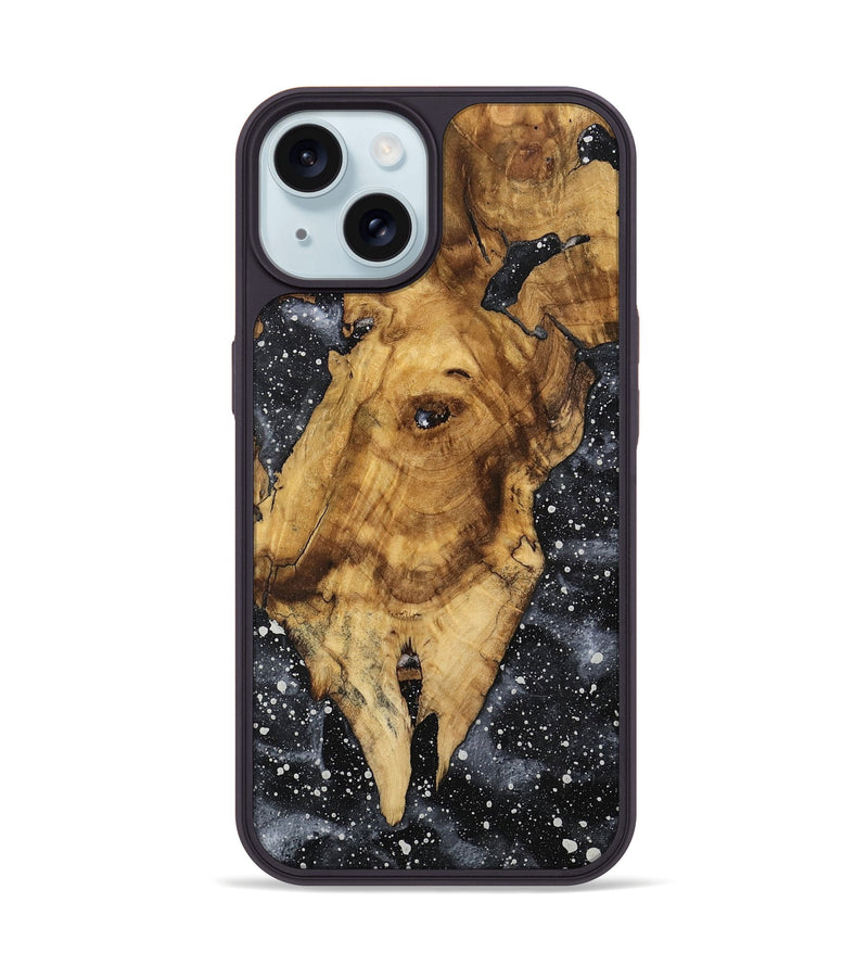 iPhone 15 Wood Phone Case - Adriane (Cosmos, 740482)