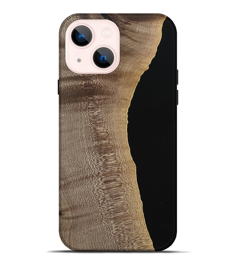 iPhone 14 Plus Wood Live Edge Phone Case - Dhiren (Wood Burl, 740578)