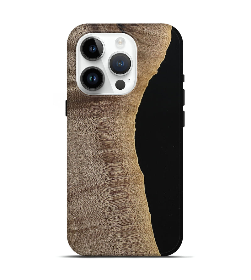 iPhone 15 Pro Wood Live Edge Phone Case - Dhiren (Wood Burl, 740578)