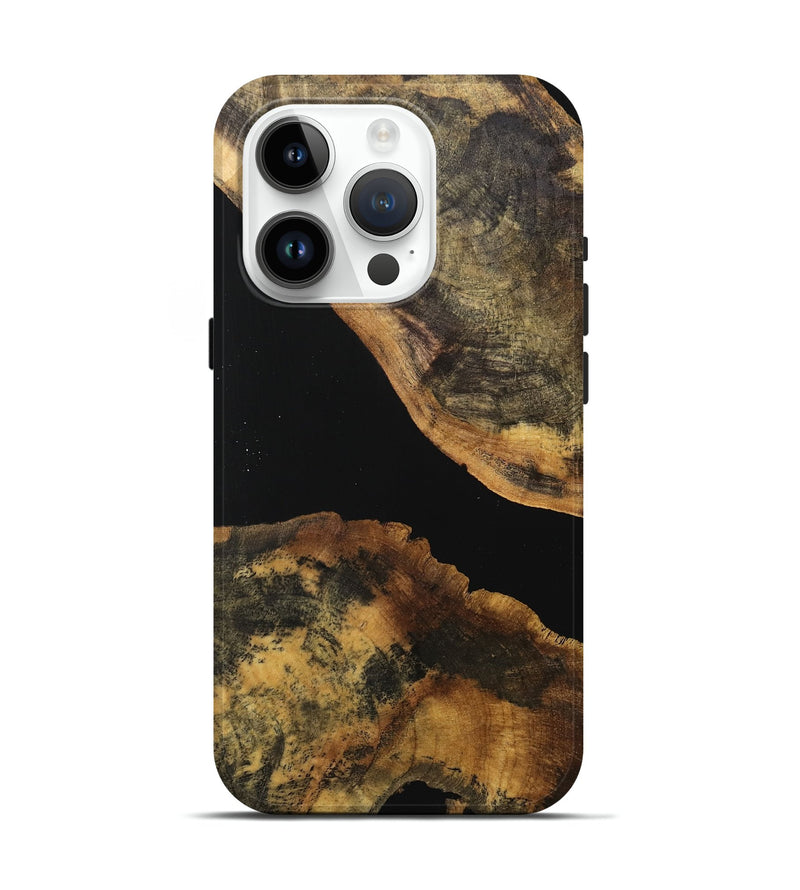 iPhone 15 Pro Wood Live Edge Phone Case - Lelah (Wood Burl, 740584)