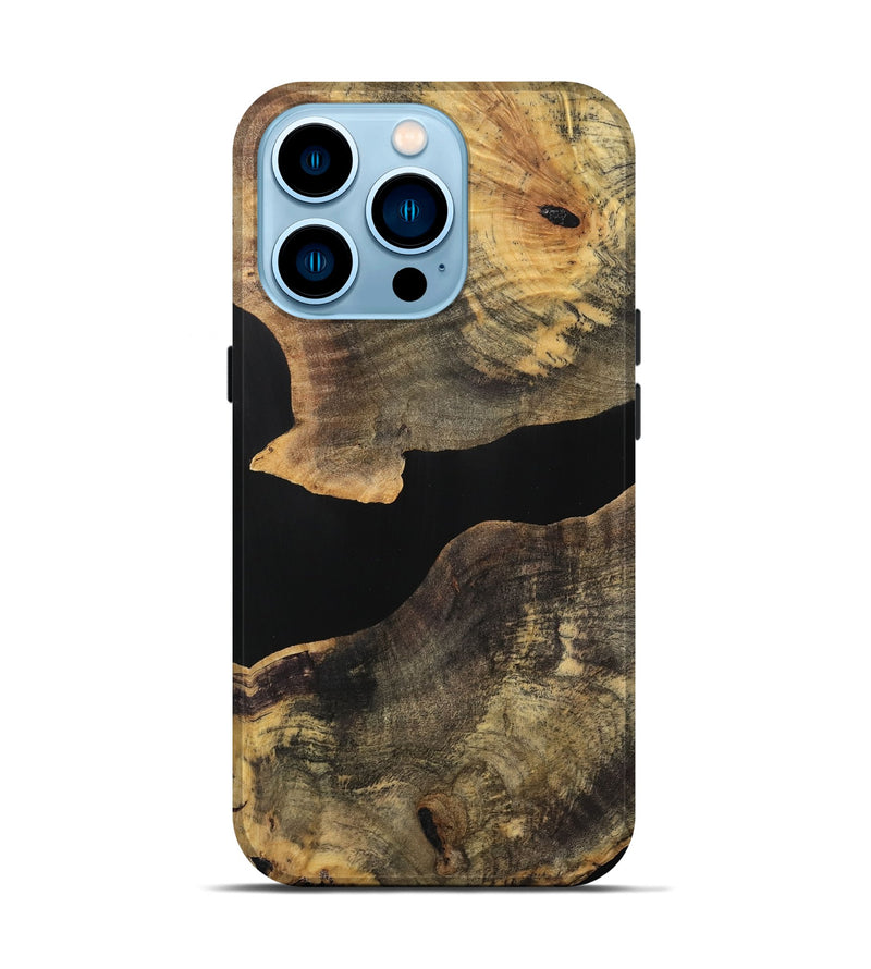 iPhone 14 Pro Wood Live Edge Phone Case - Iliana (Wood Burl, 740586)