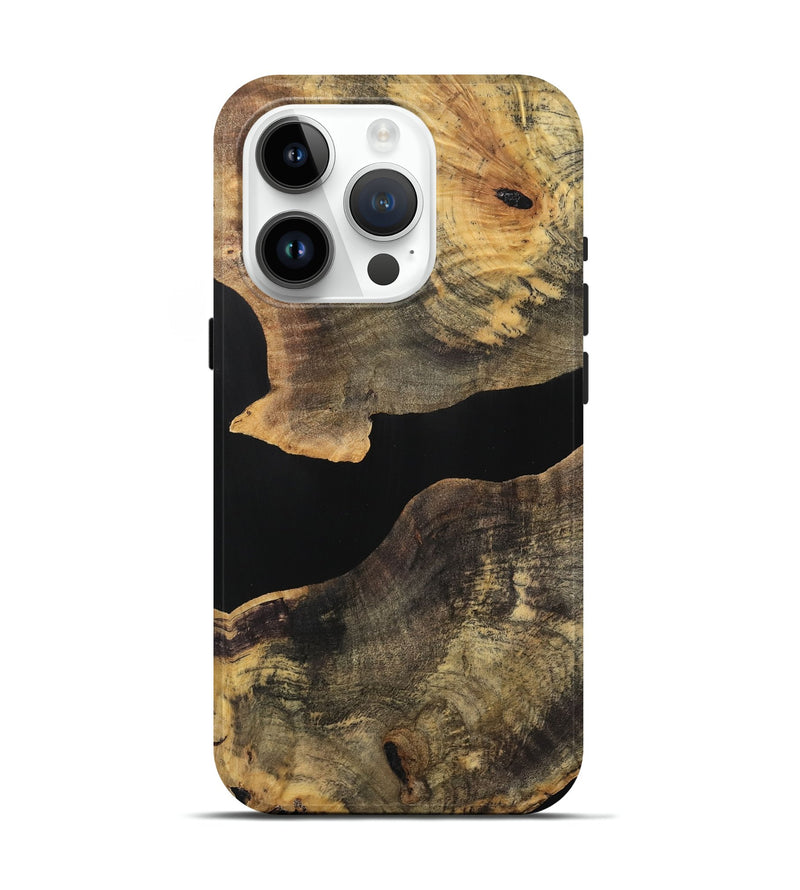 iPhone 15 Pro Wood Live Edge Phone Case - Iliana (Wood Burl, 740586)