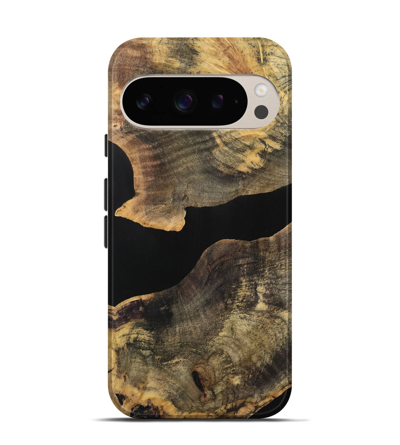 Pixel 9 Pro Wood Live Edge Phone Case - Iliana (Wood Burl, 740586)