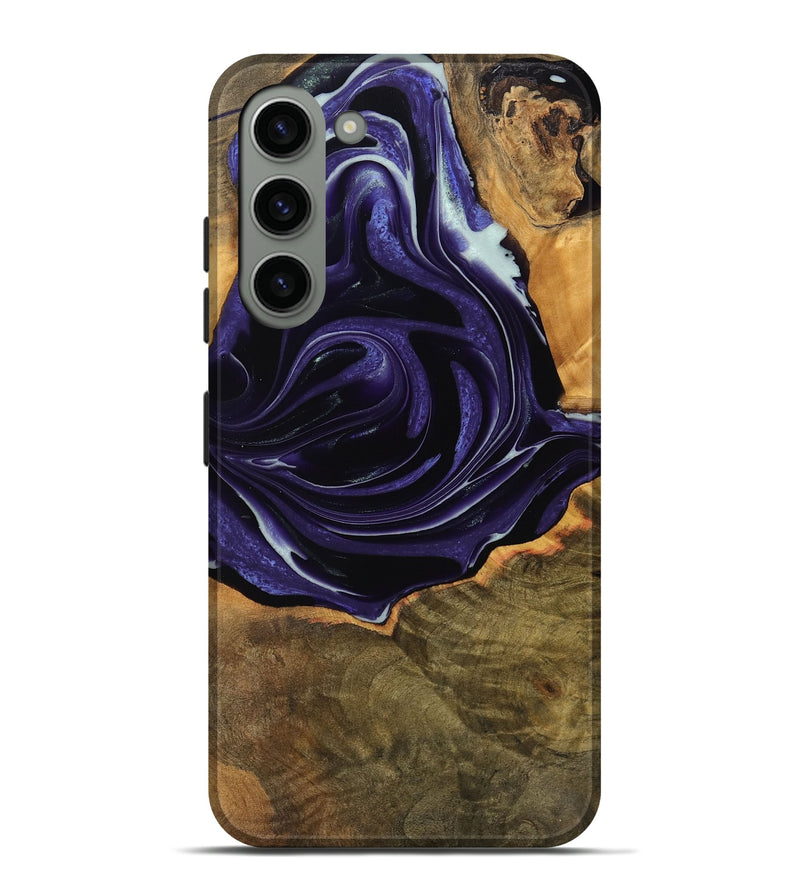 Galaxy S23 Plus Wood Live Edge Phone Case - Tamma (Purple, 740595)