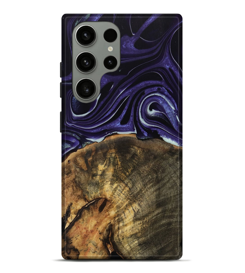 Galaxy S23 Ultra Wood Live Edge Phone Case - Essex (Purple, 740596)