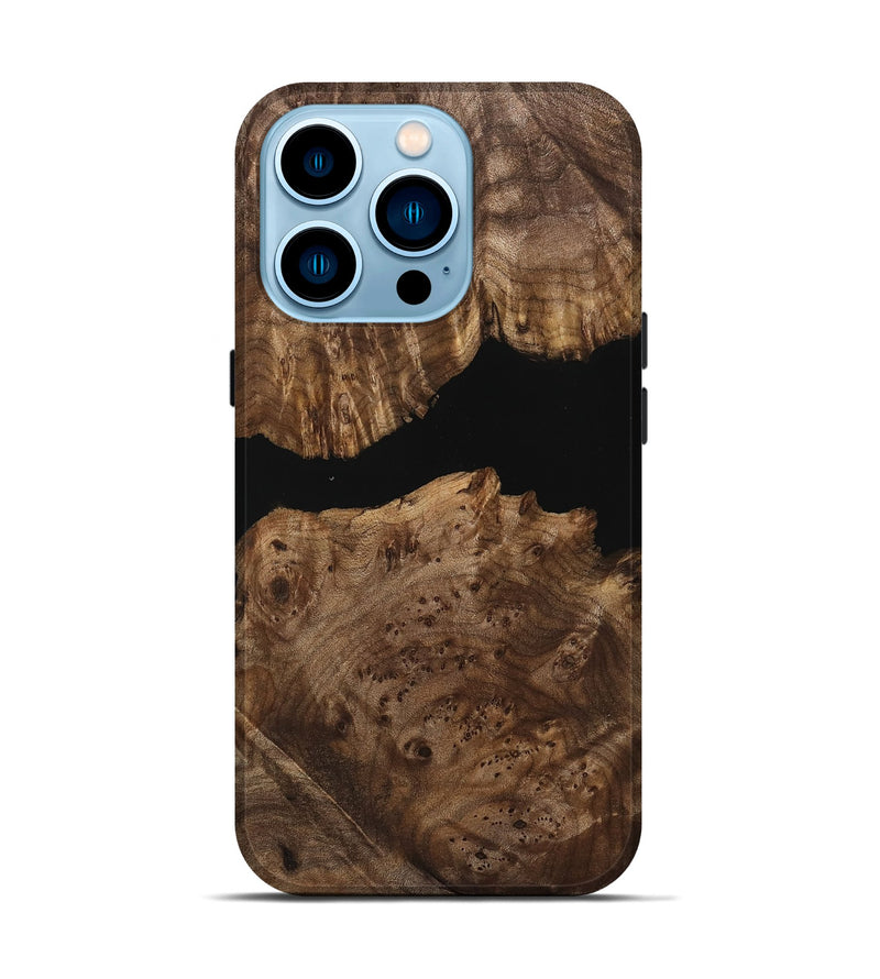 iPhone 14 Pro Wood Live Edge Phone Case - Margaux (Wood Burl, 740600)