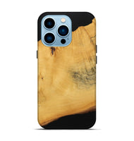 iPhone 14 Pro Wood Live Edge Phone Case - Vanna (Wood Burl, 740601)