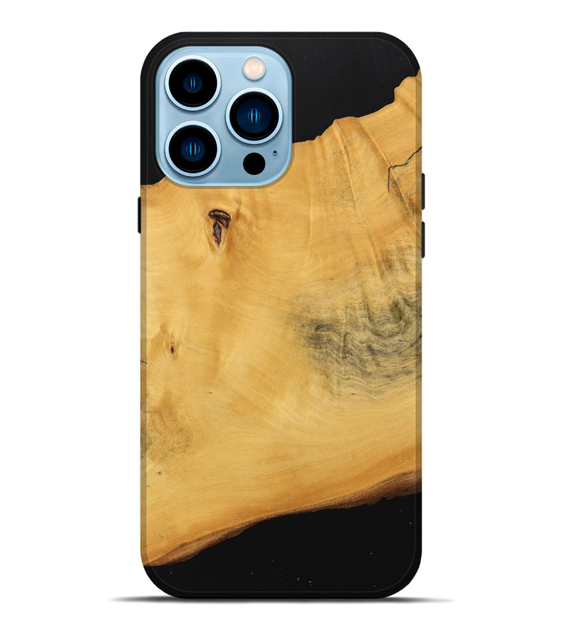 iPhone 14 Pro Max Wood Live Edge Phone Case - Vanna (Wood Burl, 740601)