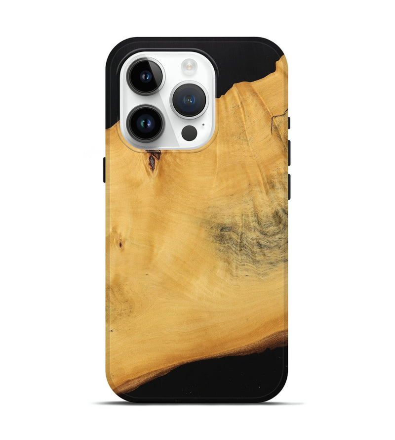 iPhone 15 Pro Wood Live Edge Phone Case - Vanna (Wood Burl, 740601)