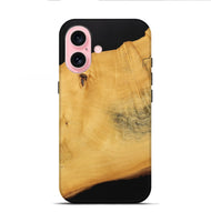 iPhone 16 Wood Live Edge Phone Case - Vanna (Wood Burl, 740601)