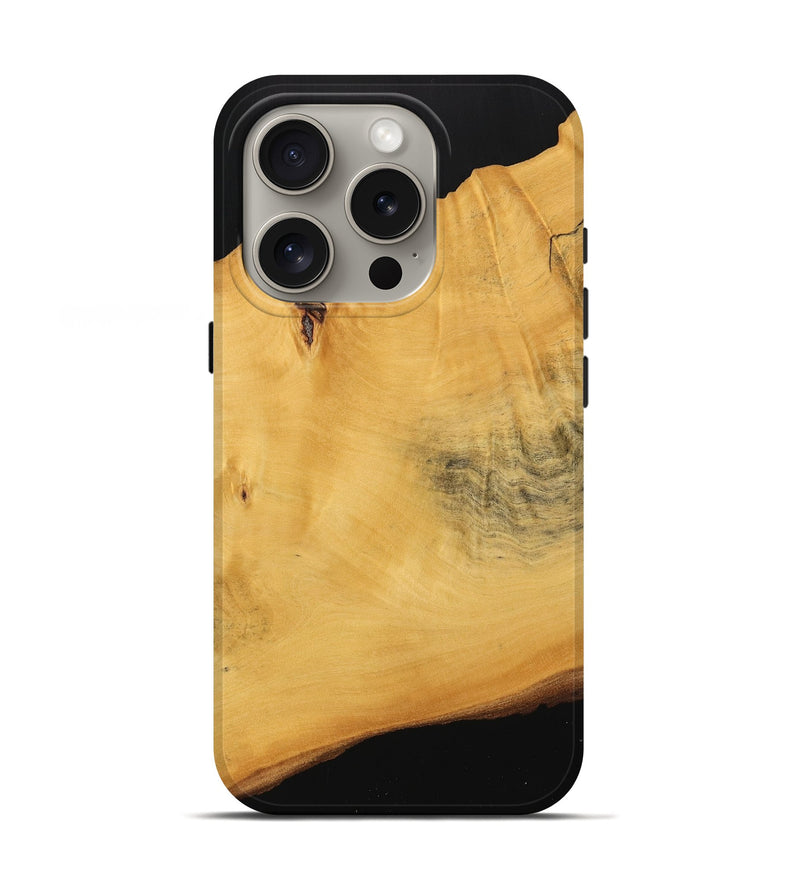 iPhone 16 Pro Wood Live Edge Phone Case - Vanna (Wood Burl, 740601)