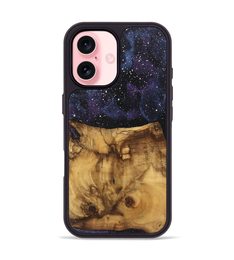 iPhone 16 Wood Phone Case - Ivana (Cosmos, 740612)