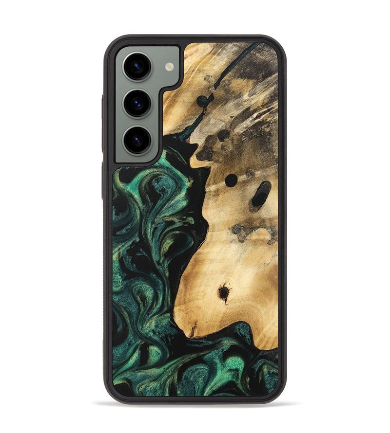 Galaxy S23 Plus Wood Phone Case - Heidy (Green, 740620)