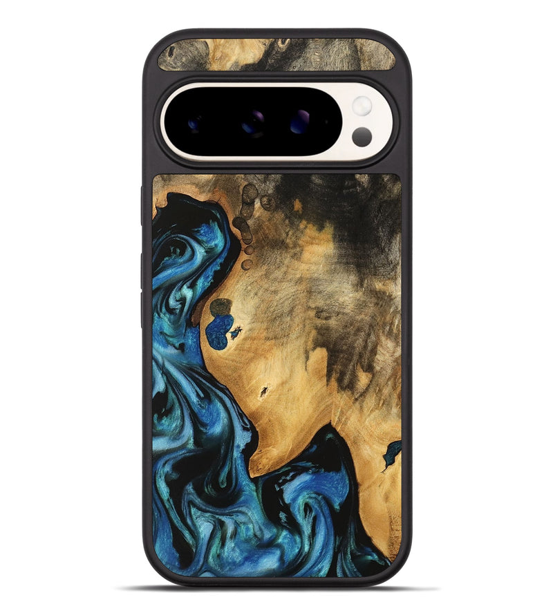 Pixel 9 Pro XL Wood Phone Case - Vernia (Blue, 740624)