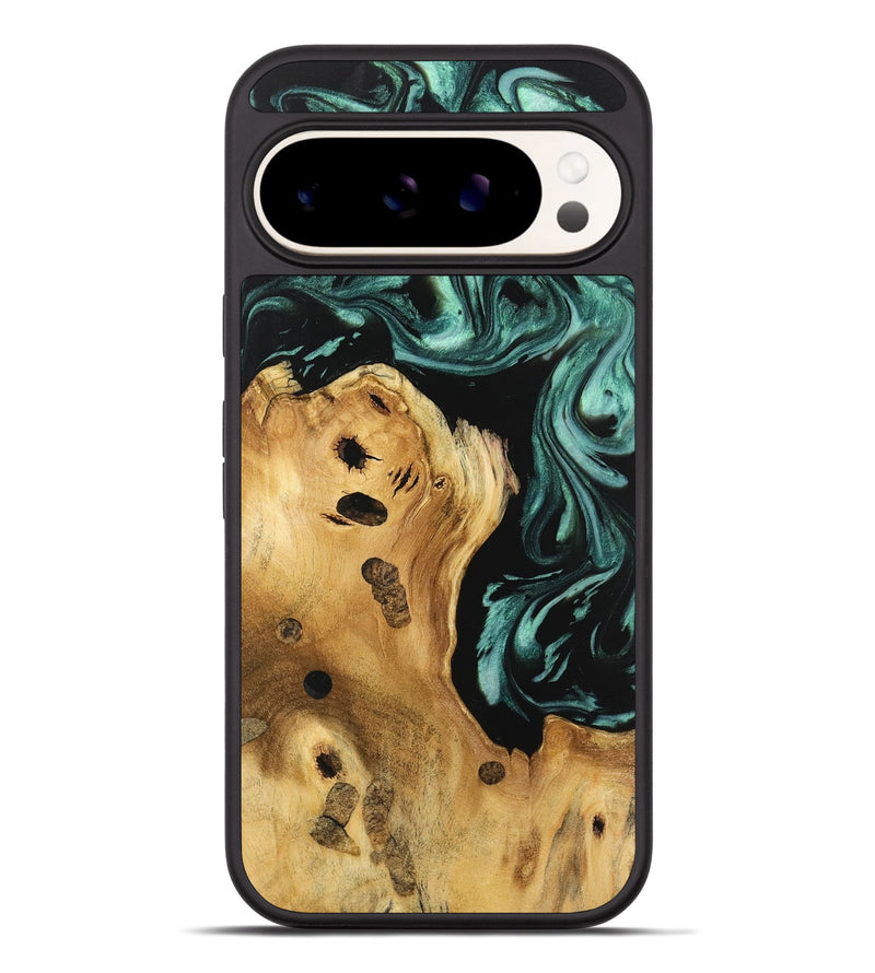 Pixel 9 Pro XL Wood Phone Case - Padma (Green, 740629)