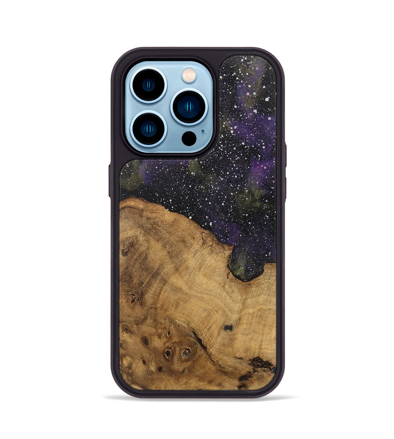 iPhone 14 Pro Wood Phone Case - Porsha (Cosmos, 740663)