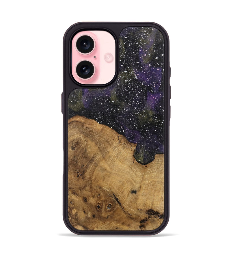 iPhone 16 Wood Phone Case - Porsha (Cosmos, 740663)