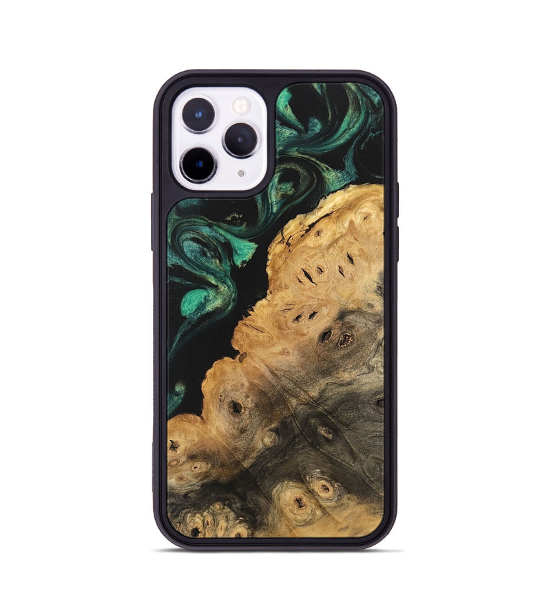 iPhone 11 Pro Wood Phone Case - Hewlet (Green, 740670)