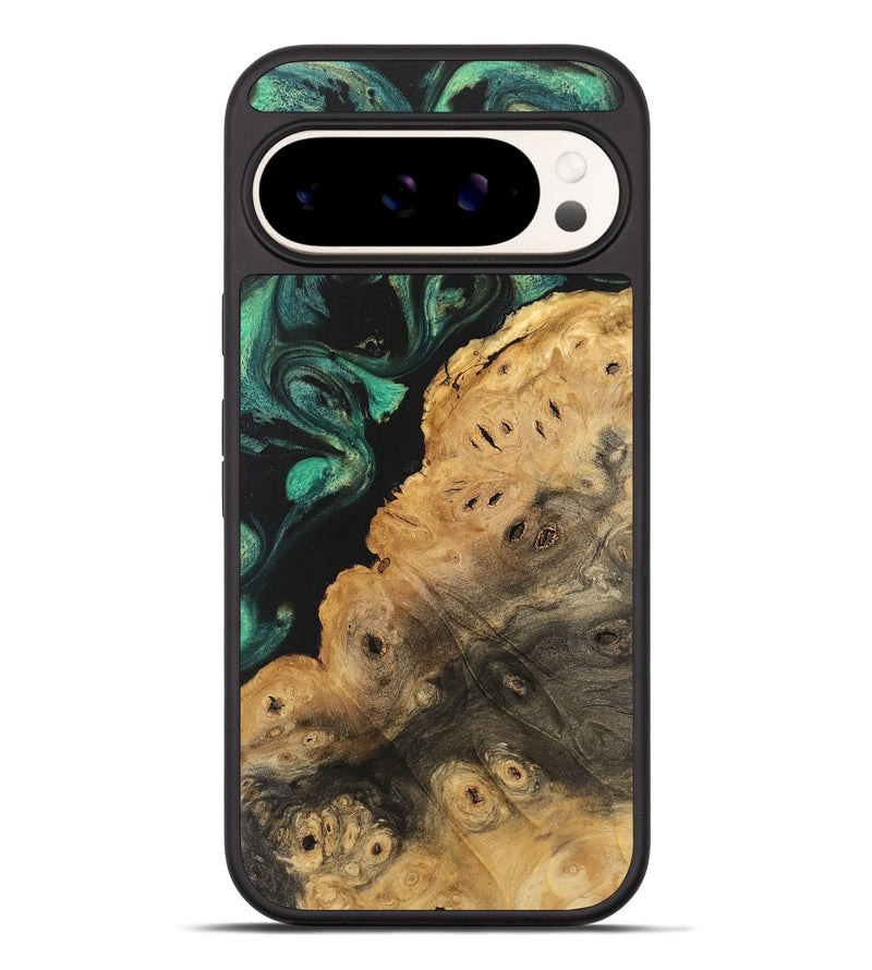 Pixel 9 Pro XL Wood Phone Case - Hewlet (Green, 740670)