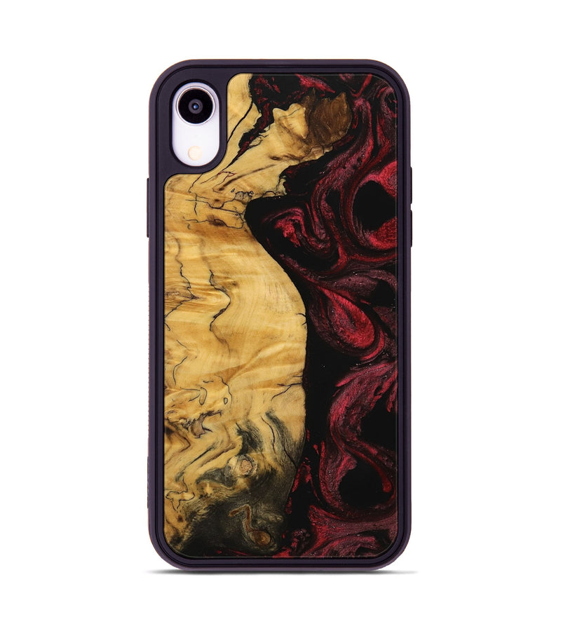 iPhone Xr Wood Phone Case - Franc (Red, 740677)