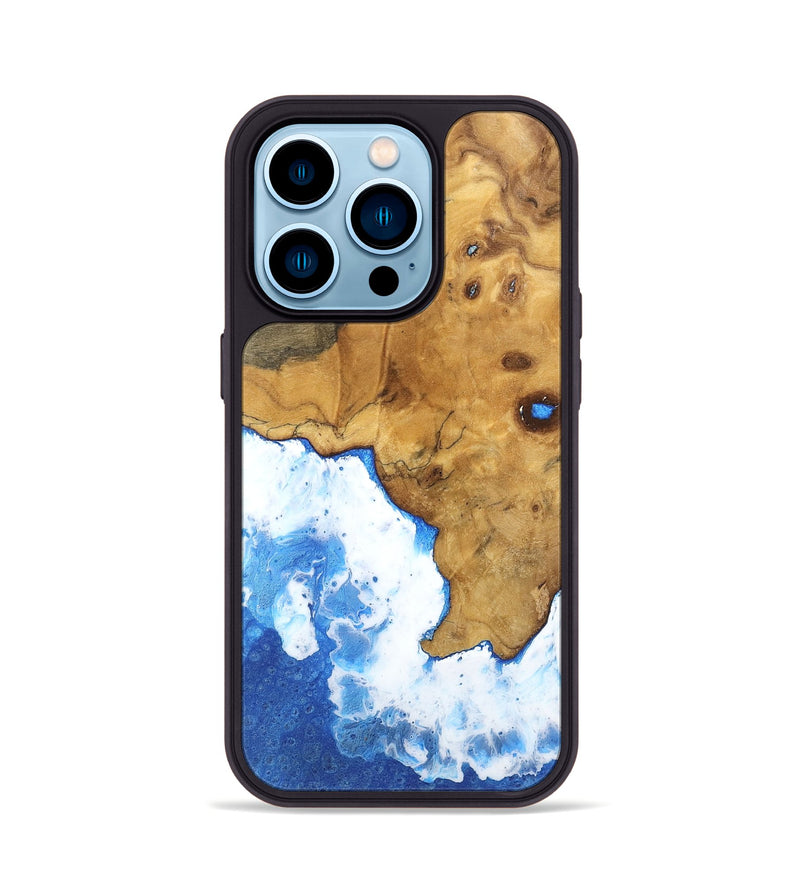 iPhone 14 Pro Wood Phone Case - Lavona (Coastal, 740685)