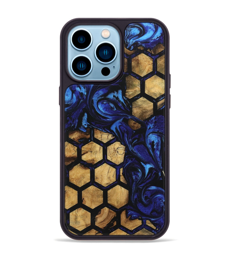 iPhone 14 Pro Max Wood Phone Case - Ngan (Pattern, 740690)