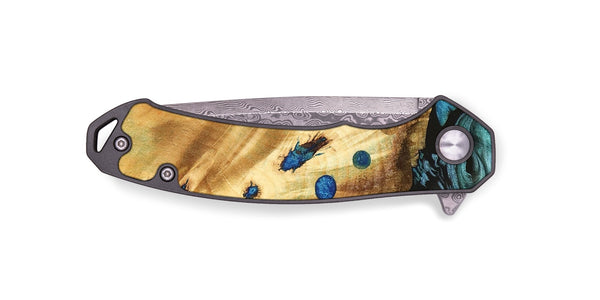 EDC Wood Pocket Knife - Tess (Blue, 740691)