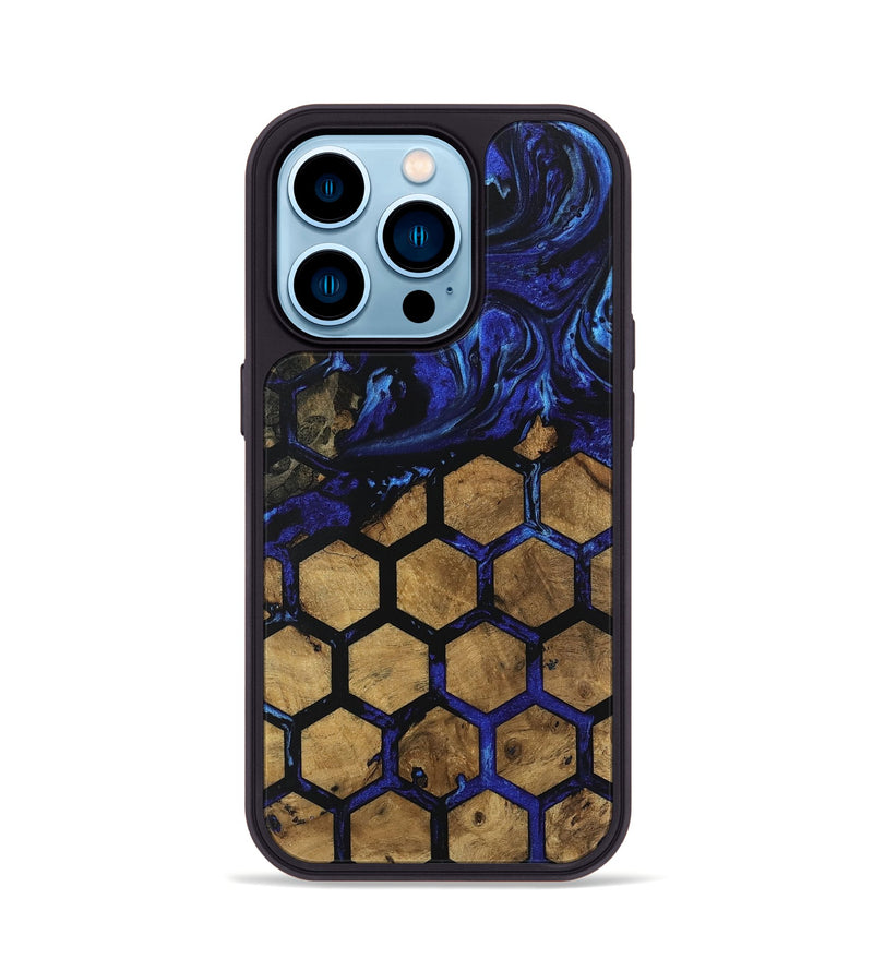 iPhone 14 Pro Wood Phone Case - Collin (Pattern, 740699)