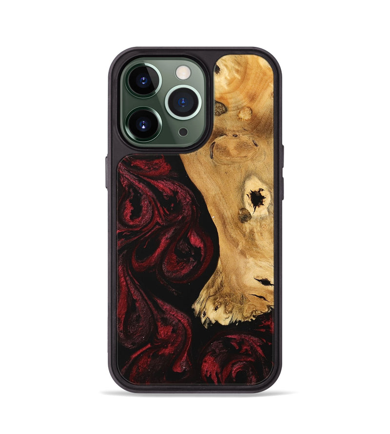 iPhone 13 Pro Wood Phone Case - Quinton (Red, 740700)