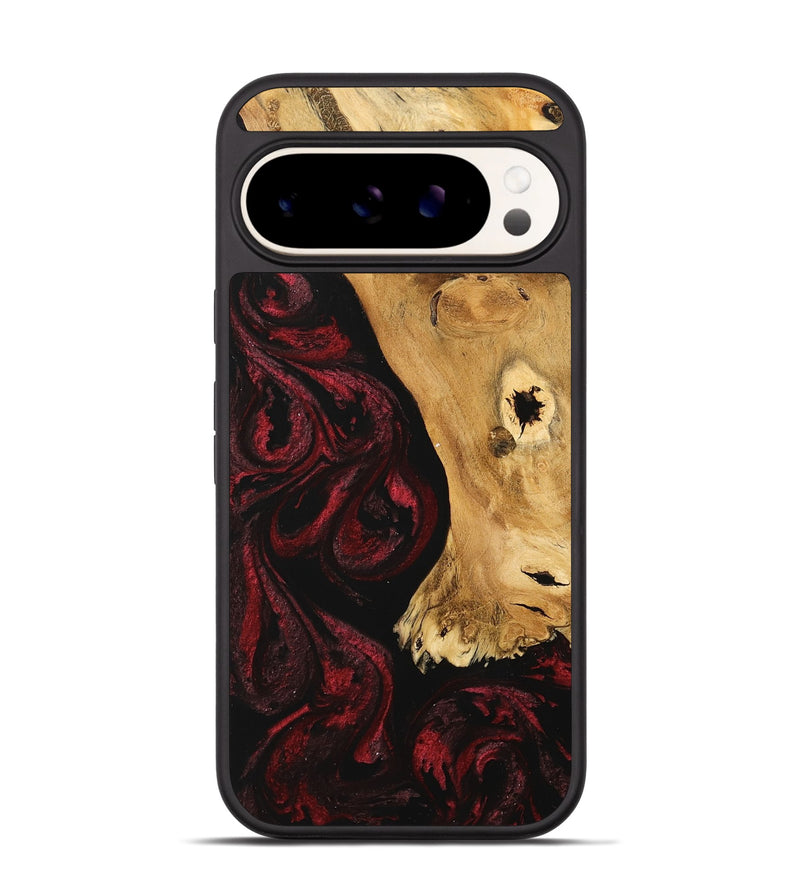 Pixel 9 Pro Wood Phone Case - Quinton (Red, 740700)