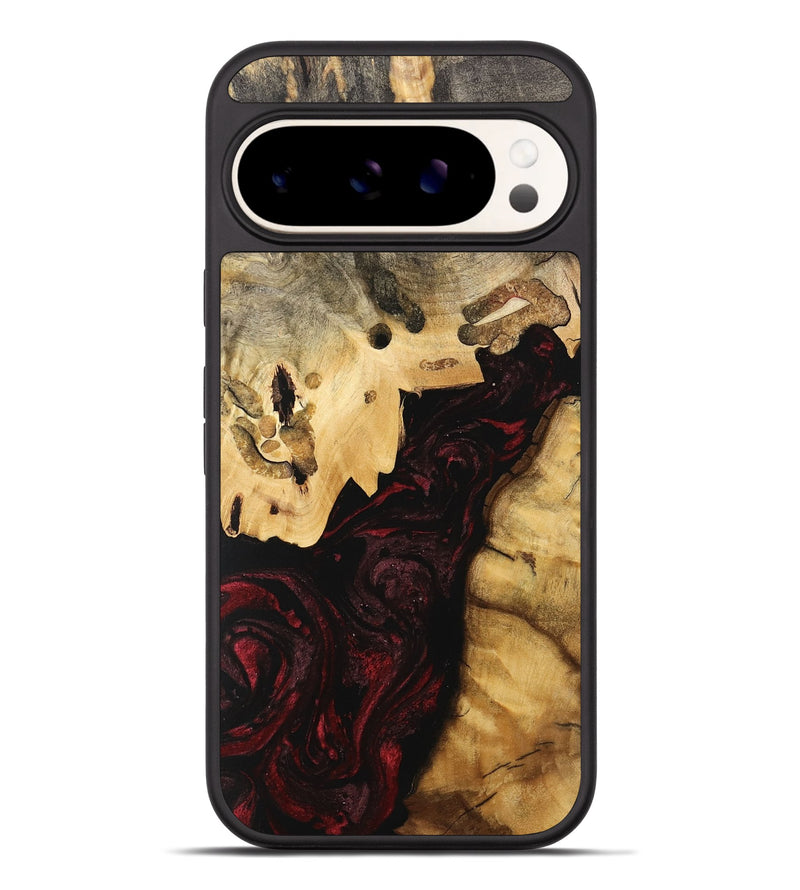 Pixel 9 Pro XL Wood Phone Case - Clovis (Red, 740705)