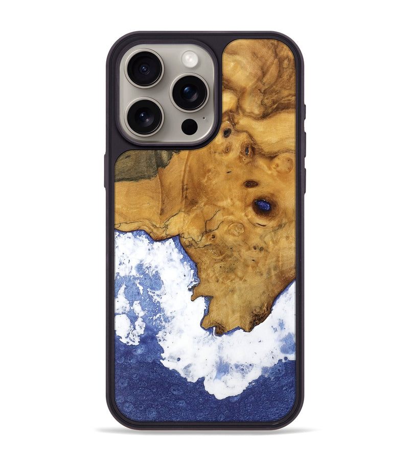 iPhone 15 Pro Max Wood Phone Case - Dereon (Coastal, 740715)