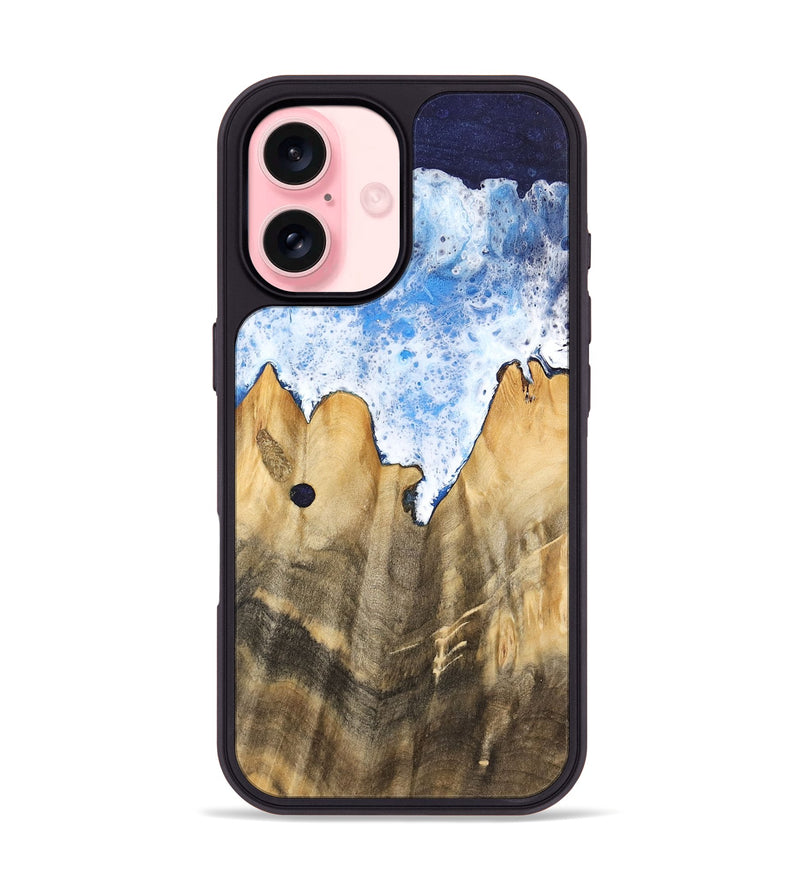 iPhone 16 Wood Phone Case - Kare (Coastal, 740741)