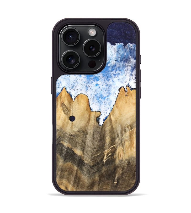 iPhone 16 Pro Wood Phone Case - Kare (Coastal, 740741)