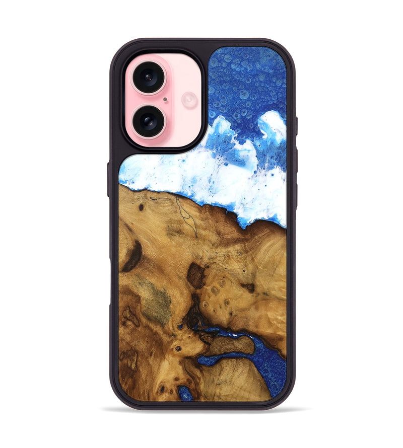 iPhone 16 Wood Phone Case - Mrugesh (Coastal, 740747)