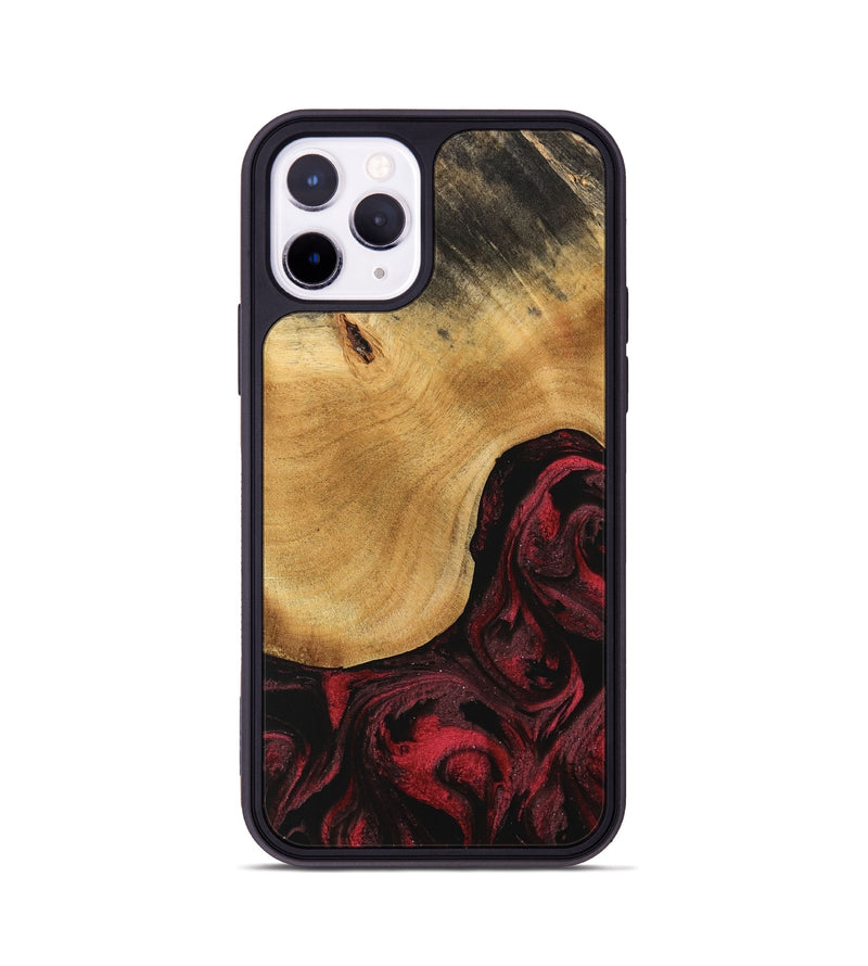 iPhone 11 Pro Wood Phone Case - Amando (Red, 740758)