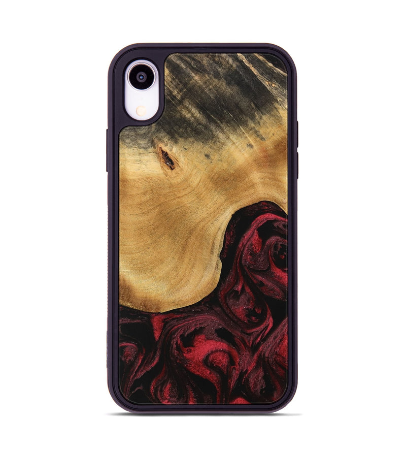 iPhone Xr Wood Phone Case - Amando (Red, 740758)