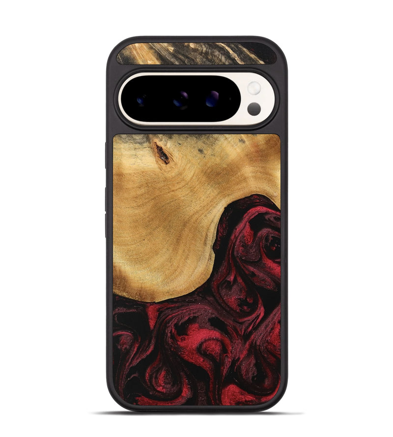 Pixel 9 Pro Wood Phone Case - Amando (Red, 740758)