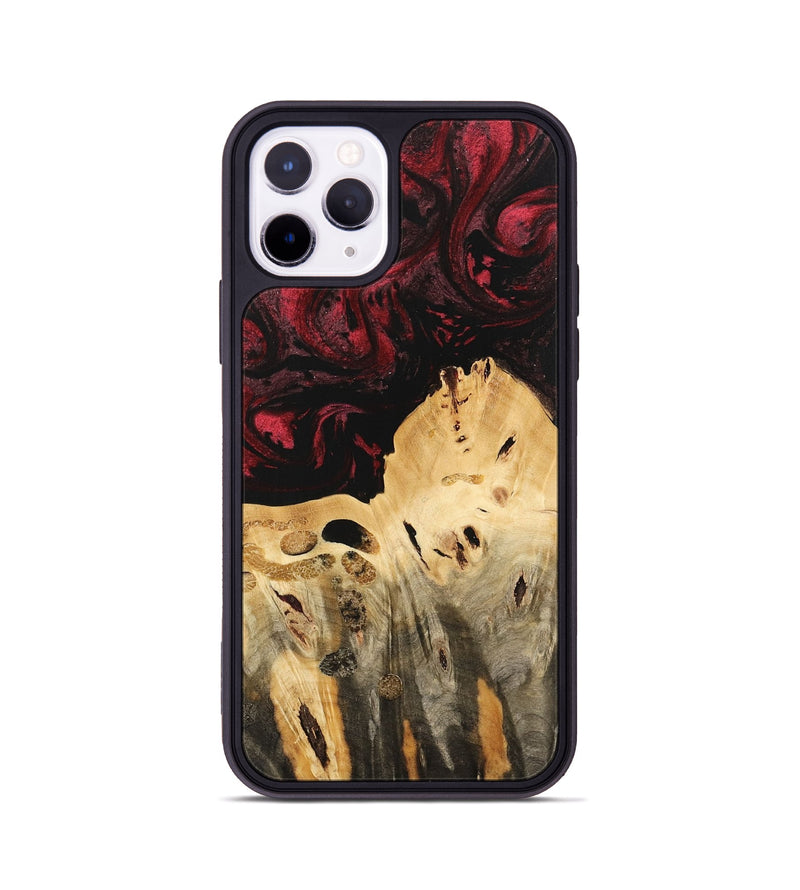 iPhone 11 Pro Wood Phone Case - Jackie (Red, 740759)