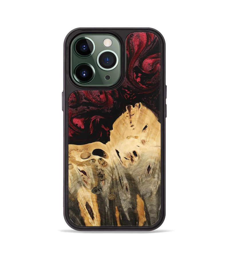 iPhone 13 Pro Wood Phone Case - Jackie (Red, 740759)